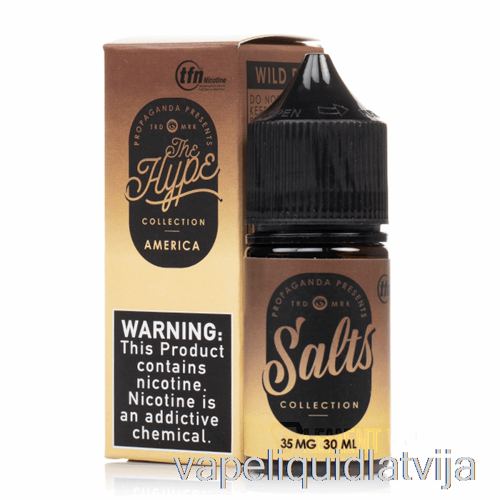 Savvaļas Uguns - Propagandas Sāļi E-šķidrums - 30ml 35mg Vape šķidrums